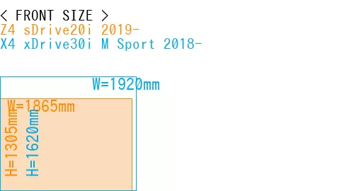 #Z4 sDrive20i 2019- + X4 xDrive30i M Sport 2018-